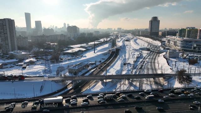 ТПУ Кутузовская и окрестности Мавик 3 4К 60fps смотреть онлайн