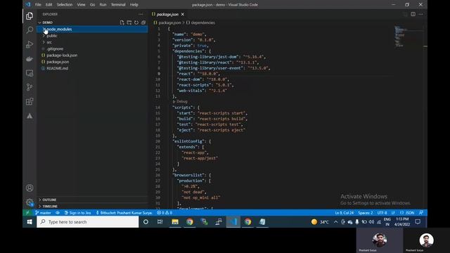 React.js Tutorial | Setup Hello World Application using create-react-app смотреть онлайн