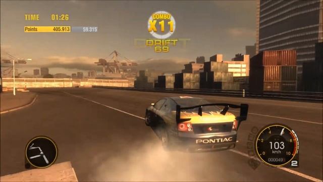 Race Driver Grid Gameplay PC [Nvidia G105m] смотреть онлайн