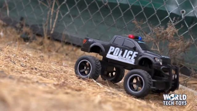 Ford F150 SVT Raptor Police RC Truck 1:14 by "World Tech Toys" смотреть онлайн