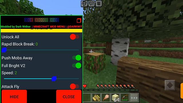 Mınecraft Mod Menu 1.20.30.02 #minecraft смотреть онлайн
