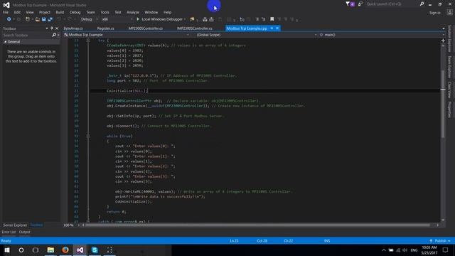 ? Modbus TCP/IP With C++ смотреть онлайн