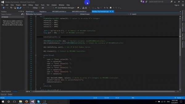 ? Modbus TCP/IP With C++