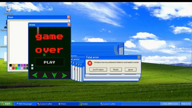 Roblox - Windows xp error simulator gameplay. смотреть онлайн