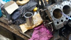 Кап ремонт. Гильзовка блока TD27