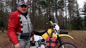 Крепление канистр на  мотоцикле.