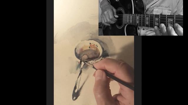 PADMASANA | Watercolor meditaton on the BACKETHEAD | Акварельная медитация смотреть онлайн