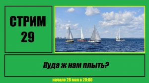 Стрим #29 «Дмитрий Евгеньевич: Куда ж нам плыть?»