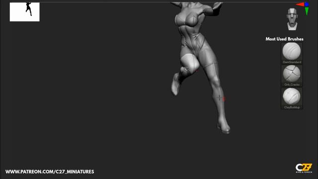Scarlet_Witch_Fan_Art_Miniature_⧸⧸_Zbrush_3D_Sculpting_Timelapse