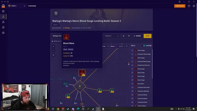 Season 2 Necromancer Blood Surge Overpower Leveling Build Guide! Diablo 4 смотреть онлайн