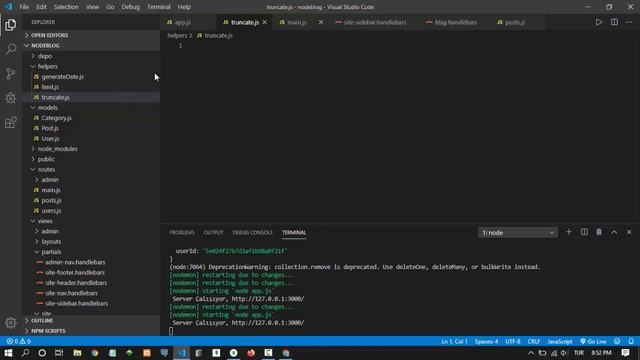 Node.JS - Express.JS - MongoDB 34: Text Uzunluğu Sınırlama, Bug Fix смотреть онлайн