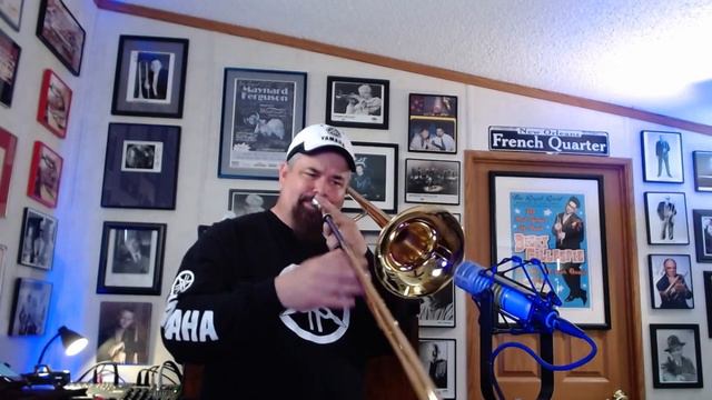 Fly Me To The Moon (Trombone Cover) Trombone Jazz Solo - Jazz Trombone смотреть онлайн