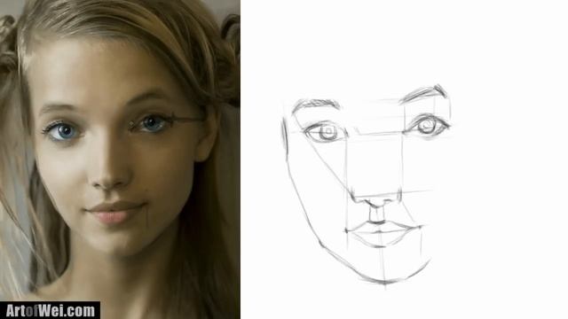 How to Draw a Face Accurately - Exercises to Improve Your Drawing смотреть онлайн