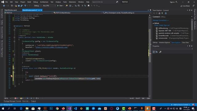 Firebase using FireSharp with C# & wpf Session1 | Connecting & Insert Data смотреть онлайн