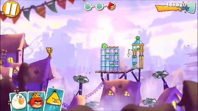 Angry Birds 2　Level 21　3-STAR　No Boosters　×1.5 【アングリーバード2攻略・3つ星クリア動画】 смотреть онлайн
