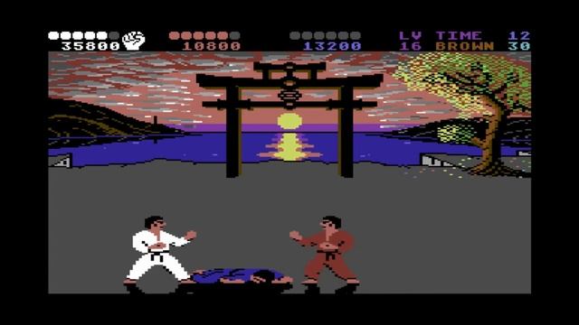 International Karate Plus Gameplay (Highscore Attack) C64 HD смотреть онлайн