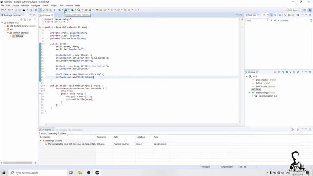 Java Swing GUI Tutorial Beginners #1 - Swing GUI Introduction смотреть онлайн