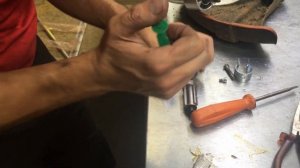 Снятие и установка хвостовика. Смазка трансмиссии и редуктора  Stihl FS38/45/50; FSE 60/71/81