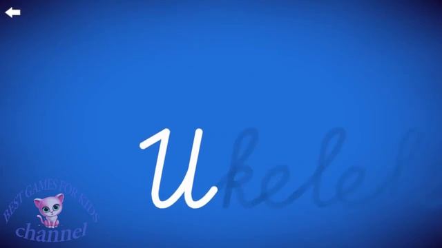 Letterschool Upercase Letters DN Style Cursive ABC Trace #4 Educational Learn Best games for kids смотреть онлайн