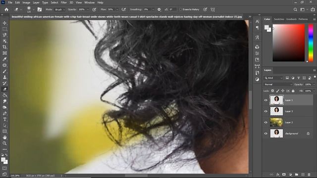 Hair Refine In Just 5 Min | Adobe Photoshop | Tutorials смотреть онлайн