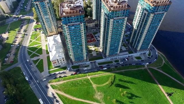 Жилые комплексы Санкт-Петербурга с высоты | ЖК Ласточкино гнездо, Речной, Молодежный смотреть онлайн