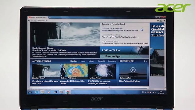 Acer Aspire one 722 High Definition Netbook смотреть онлайн