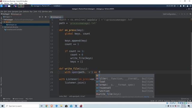 Python Ethical Hacking: Creating A Keylogger Using Python 3 смотреть онлайн