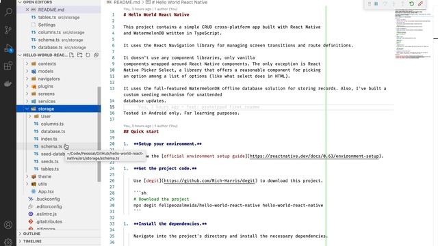 Estrutura do projeto | Como fazer CRUD com React Native (usando TypeScript) смотреть онлайн