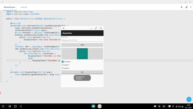 Handling View Events in aide -ide  for android tutorial смотреть онлайн