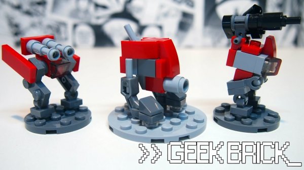 #GeekBrick Самоделки Мини-роботы из LEGO для настольной (часть 3).mp4