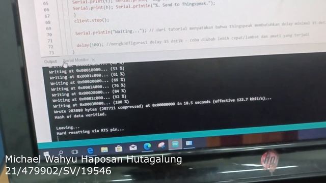 Praktikum IOT 3: Monitor DHT11 menggunakan ThingSpeak смотреть онлайн