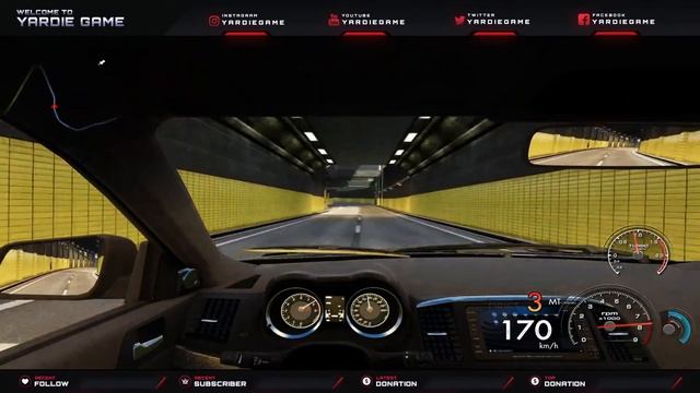 Mitsubishi Lancer EVO X Chill Driving Through Traffic - Assetto Corsa | Logitech G29 смотреть онлайн