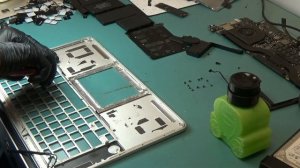 2015 Macbook Pro 15" A1398 Keyboard Touchpad Replacement Battery Removal