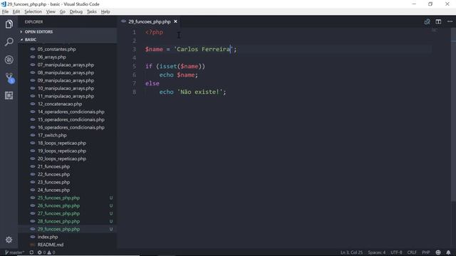 37 - Manipulação de Strings no PHP (isset,unset) смотреть онлайн