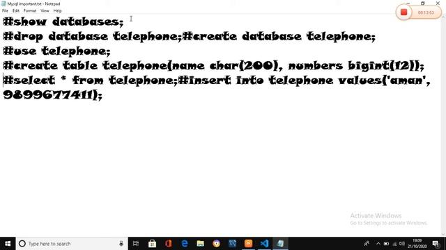 MYSQL PROJECT ON TELEPHONE DIRECTORY EASY TO MAKE AND HANDLE[MY FIRST SQL PROJECT] ANSWER IS HERE смотреть онлайн