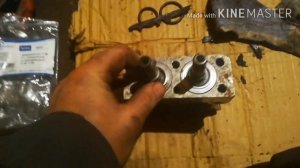 Т 25. Часть 9. Установка распределителя назад и замена ремкомплекта прокладок. T 25. Part 9.