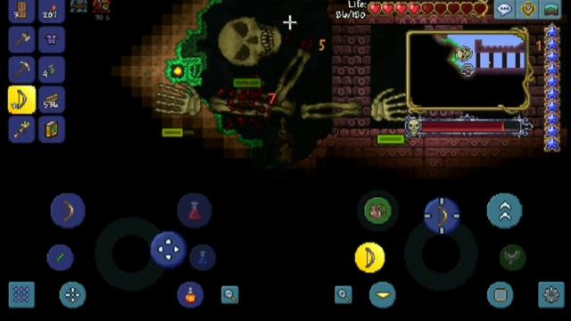 trying to defeat! skeletron!? in (Terraria) смотреть онлайн
