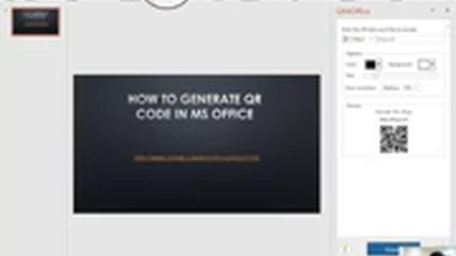 How to generate QR Code in MS Office, Word, PowerPoint, Excel | QR code | Create QR code | MOS смотреть онлайн