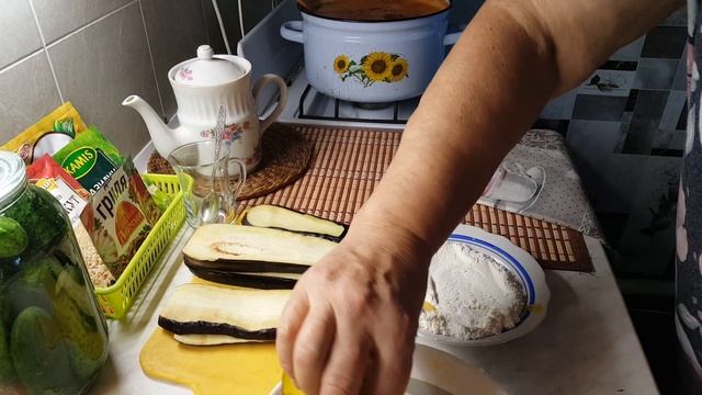 Жареные Баклажаны в Кляре/ Малосольные Огурчики//Вкуснятина!!! смотреть онлайн