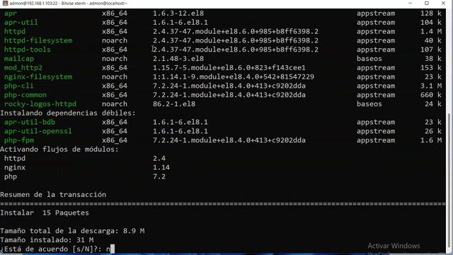 Instalación de PHP 8 desde los depositos estandar de Rocky Linux 8.5. смотреть онлайн