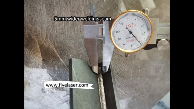 Лазерная сварка толстой углеродистой стали с двойной подачей проволоки, зачистка сварочного шва смотреть онлайн