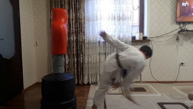 Домашние тренирвки Тхэквондо 2.01.2019, Taekwondo WTF смотреть онлайн