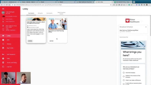Brazen Demo - Virtual Career Fair Platform смотреть онлайн