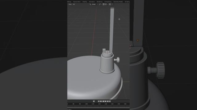 Настольная лампа в 3D BLENDER | Часть 2 #blender #design #3d смотреть онлайн