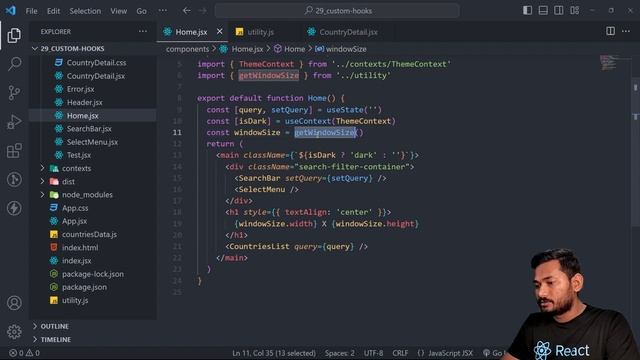 How to Create Custom Hooks in React ? | The Complete React Course | Ep.29 смотреть онлайн