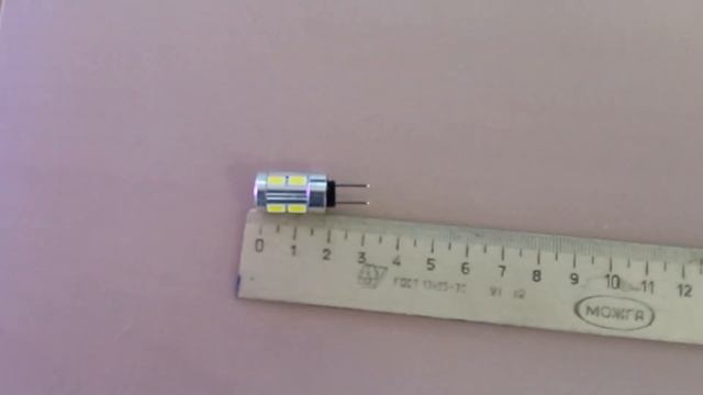 Светодиодная лампа G4 10SMD5730 12V 3W смотреть онлайн