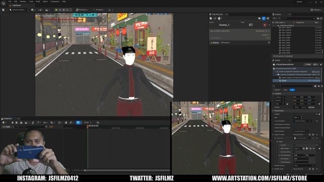 Unreal Engine 5.1 Virtual Camera Iphone смотреть онлайн