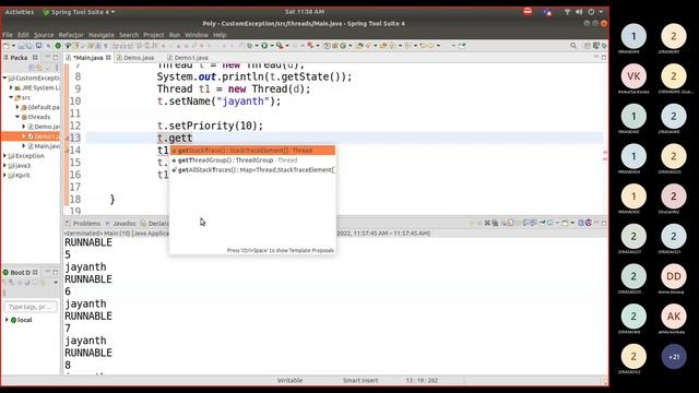 java day-16 (Multi-threading) смотреть онлайн