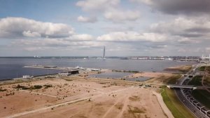 Васильевский остров . Насыпная территория. Mavic Pro