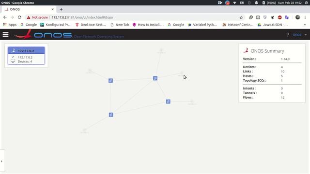 Demo VPLS in Software Defined Networking - Docker Container (ONOS) + Mininet смотреть онлайн